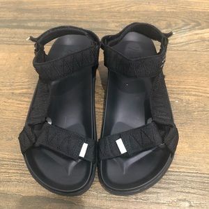 Zara Black Dad Sandals‎ EU 36